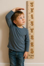 Engraved Timber Height Chart