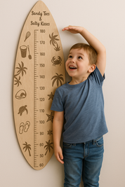 Engraved Timber Height Chart