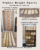 Engraved Timber Height Chart Will Make It