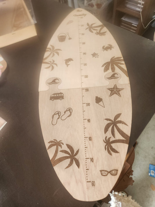 Surfboard Height Chart