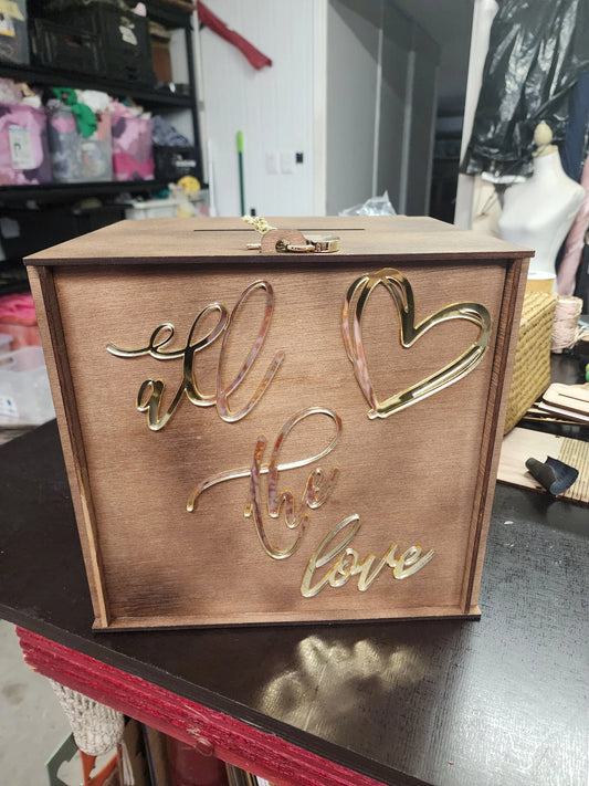 Wedding Wishing Well All the love card box Will Make It