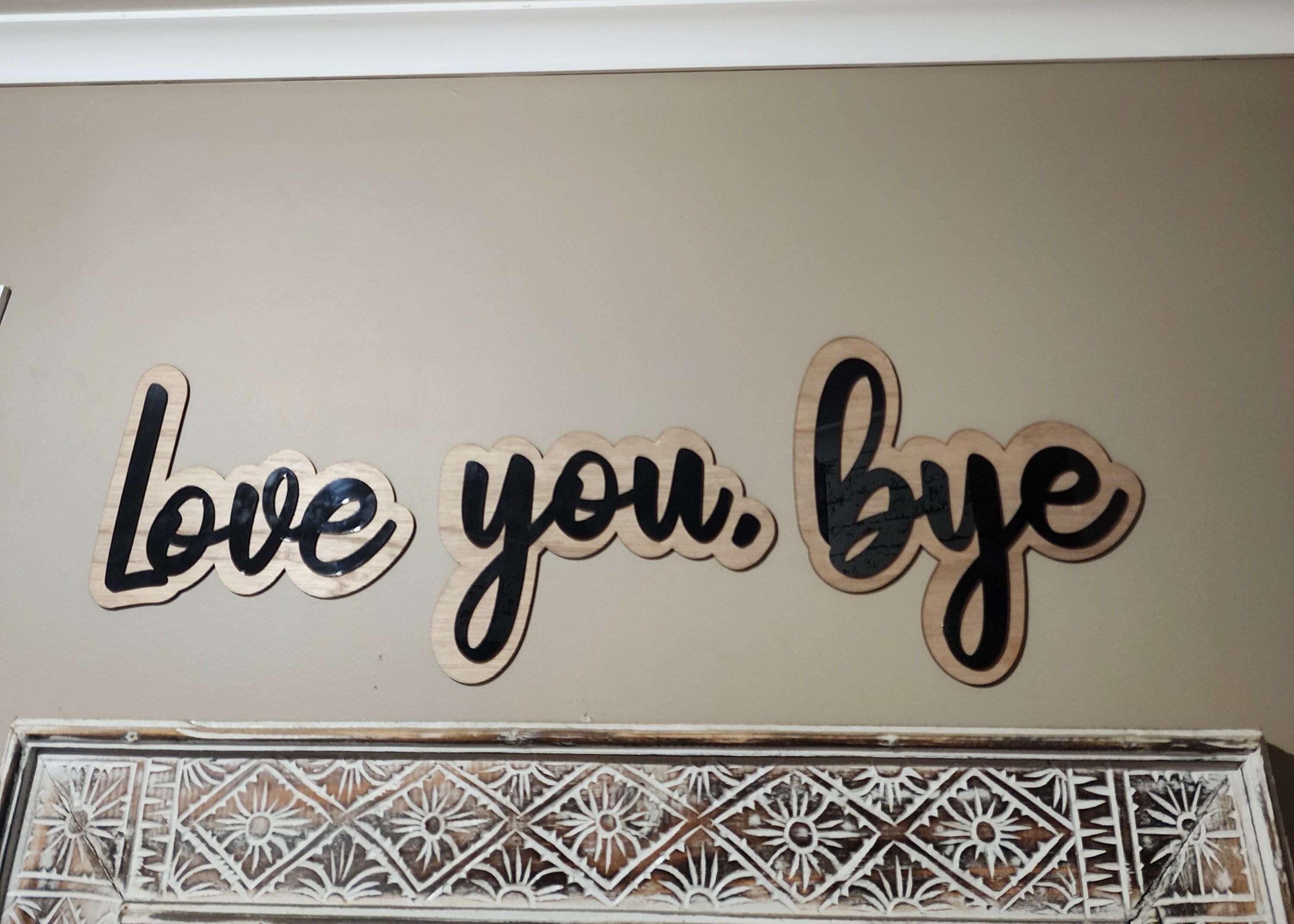 Love you, bye