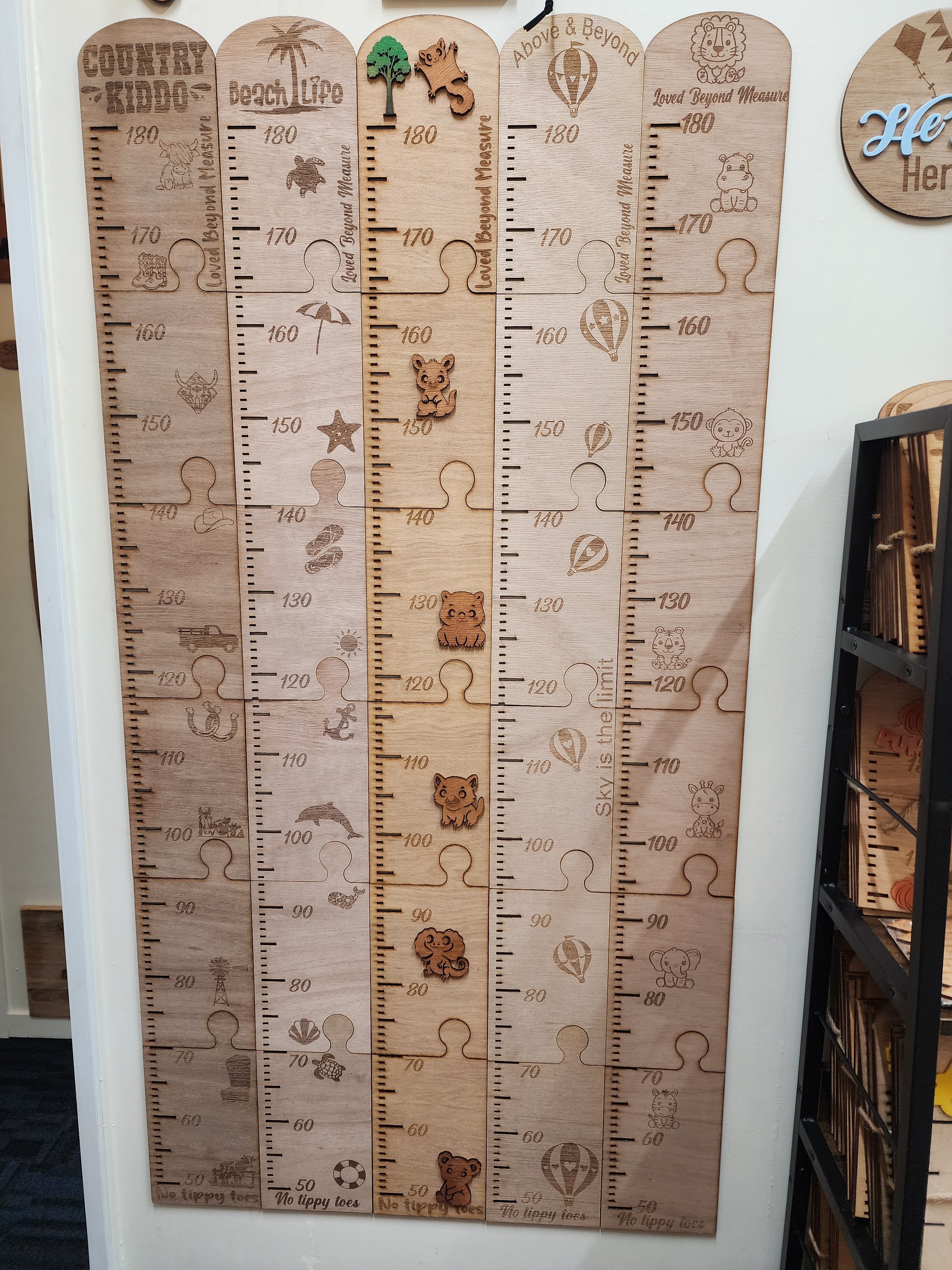 Acrylic Timber Height Chart Will Make It