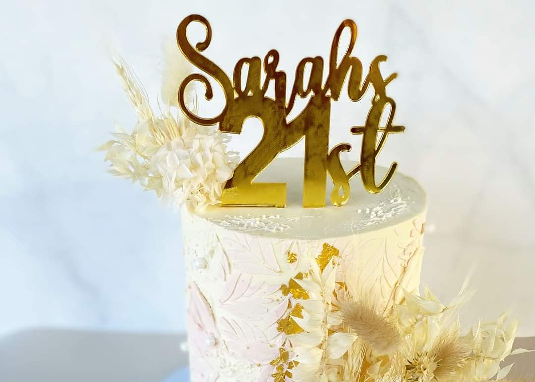 Cake Topper 1 Layer