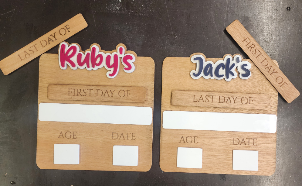 First & Last Day Photo Prop