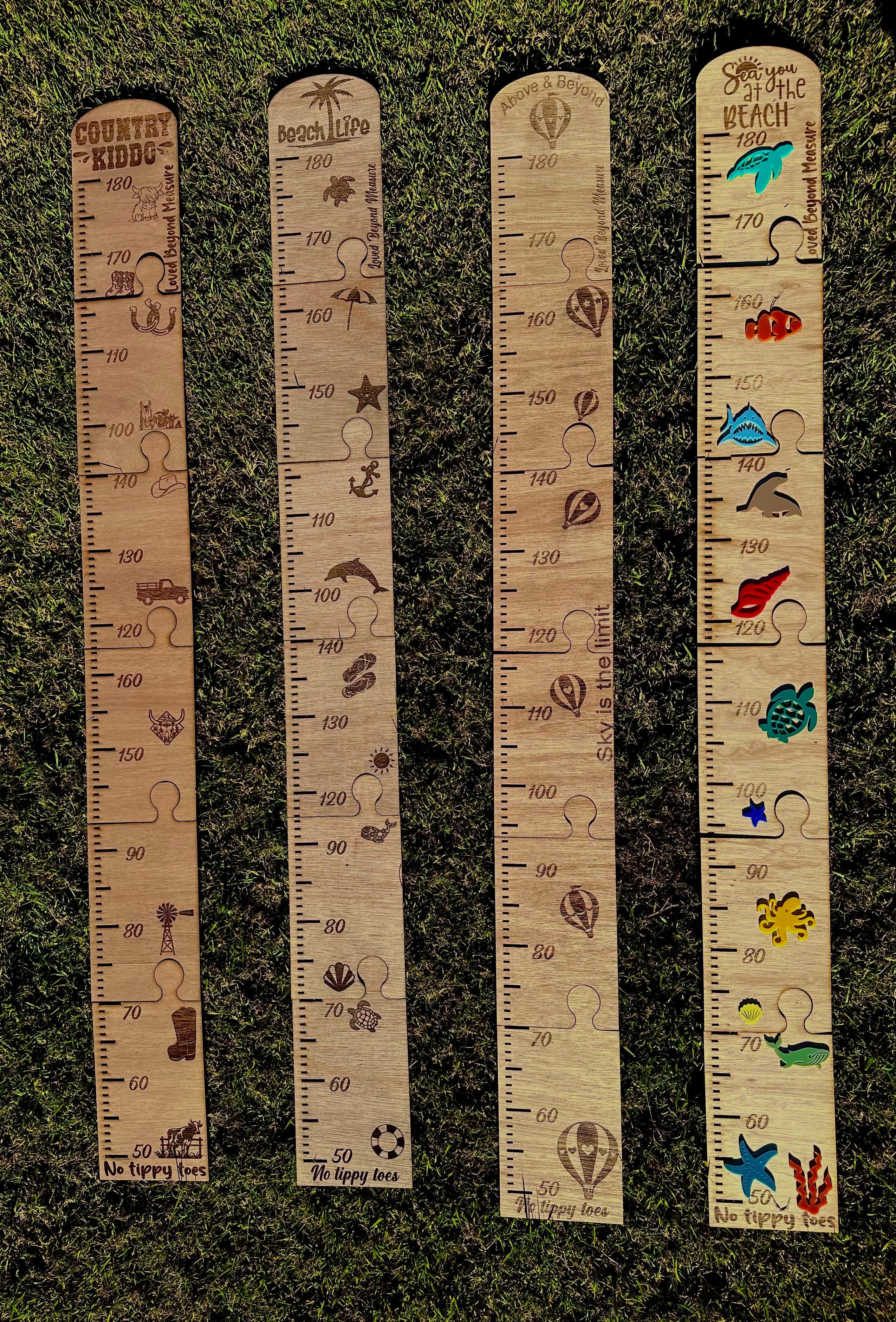 Engraved Timber Height Chart – Will Make It