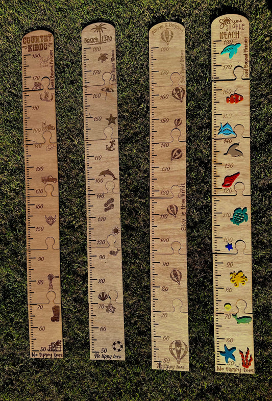 Engraved Timber Height Chart Will Make It