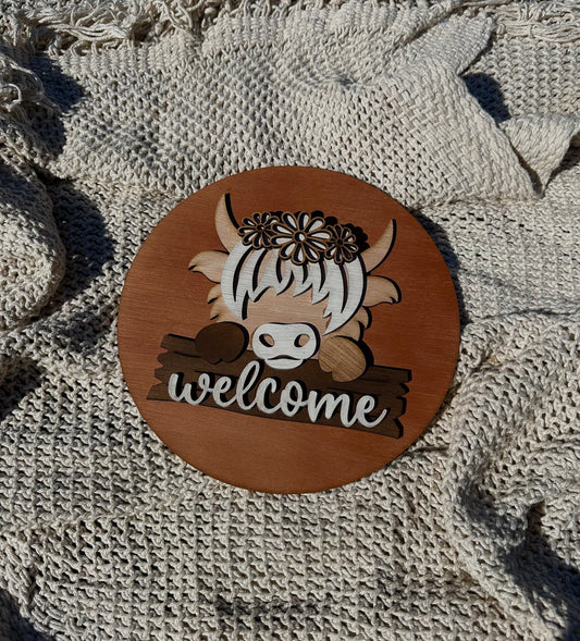 Welcome sign Cow Will Make It