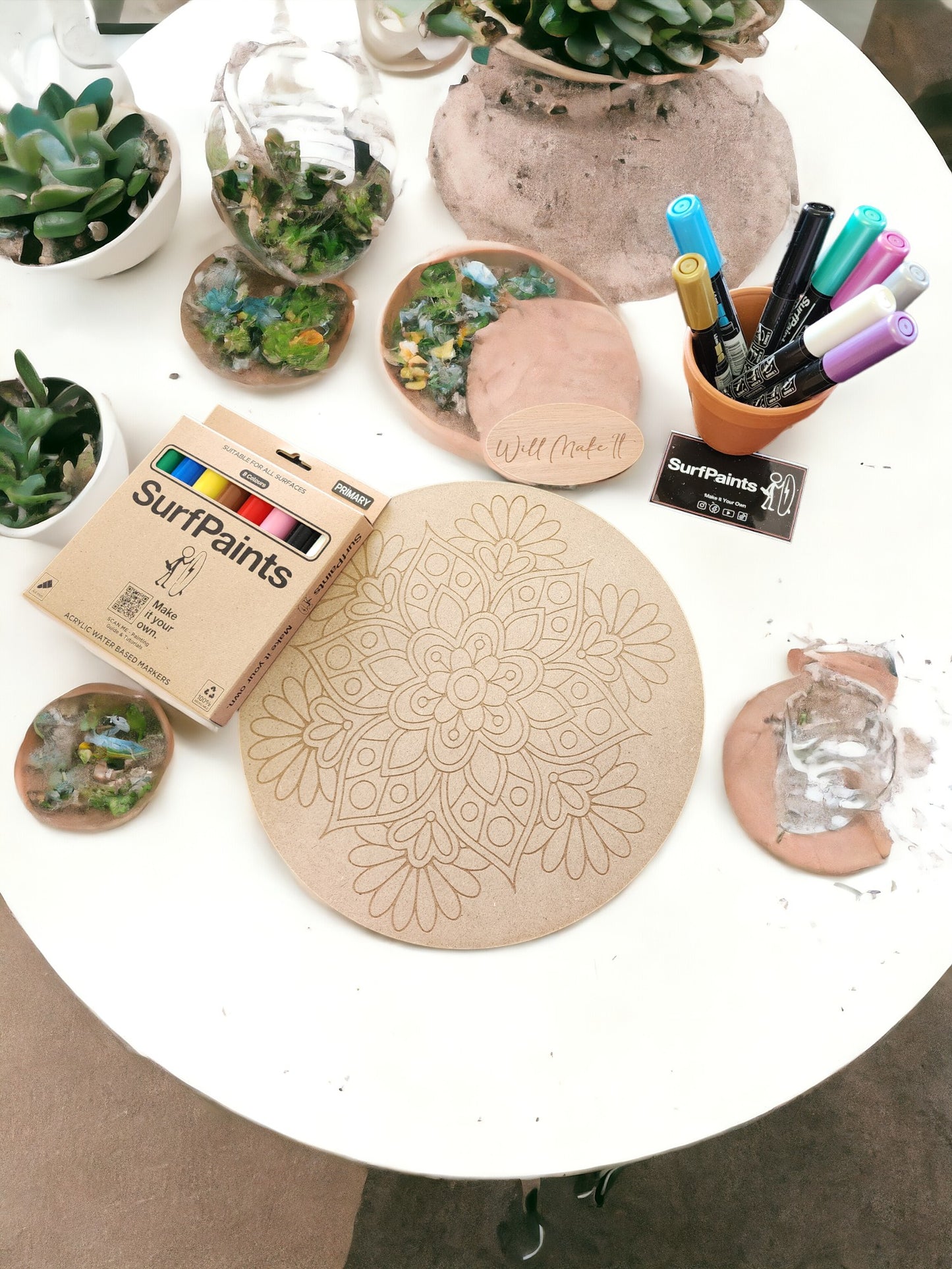 Mandala 250mm Circle mdf