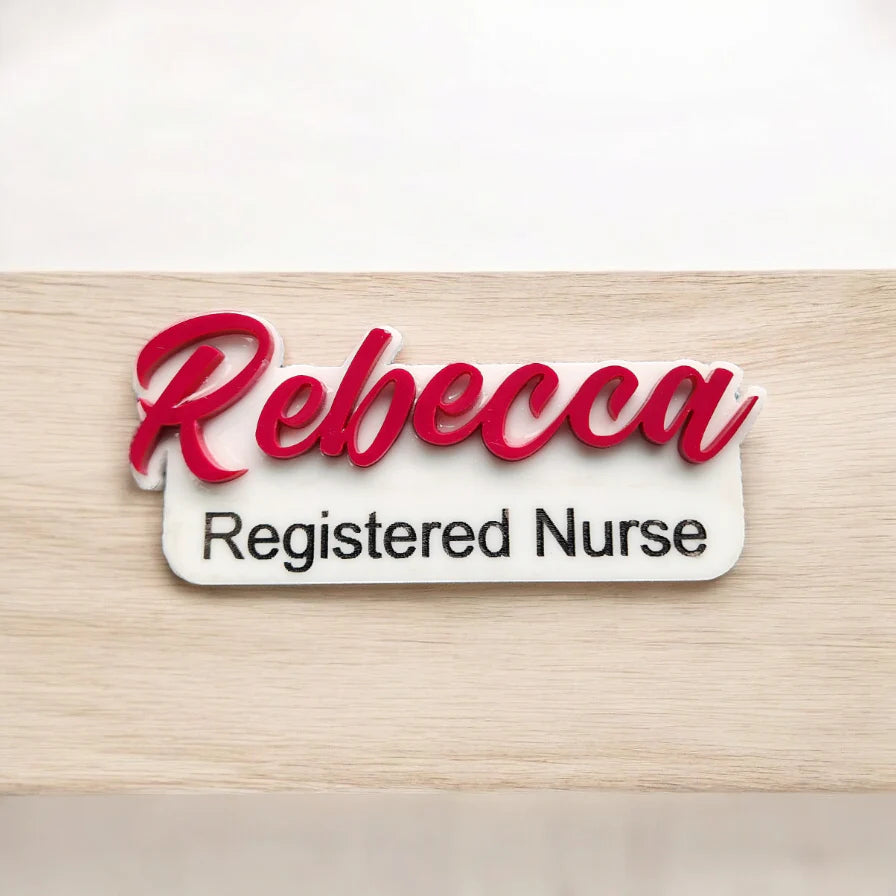 Name Badge Acrylic Will Make It