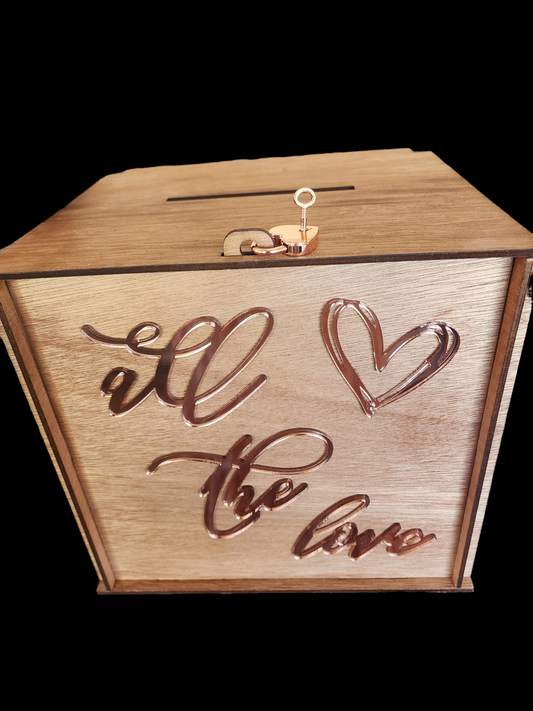 Wedding Wishing Well All the love card box