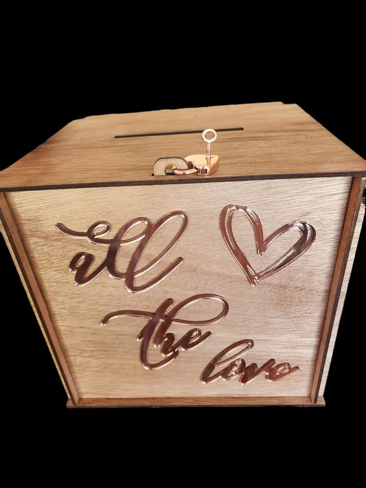 Wedding Wishing Well All the love card box Will Make It