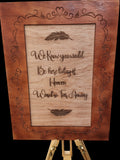 Wedding Sign For Bereaved Guests Angels Sign Will Make It