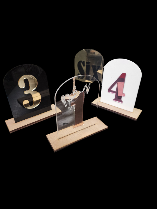 Table numbers