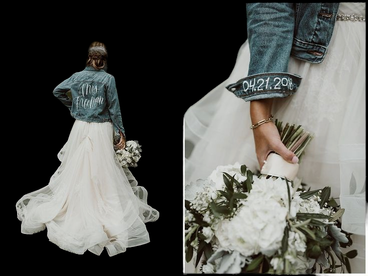 Bridal denim Jackets