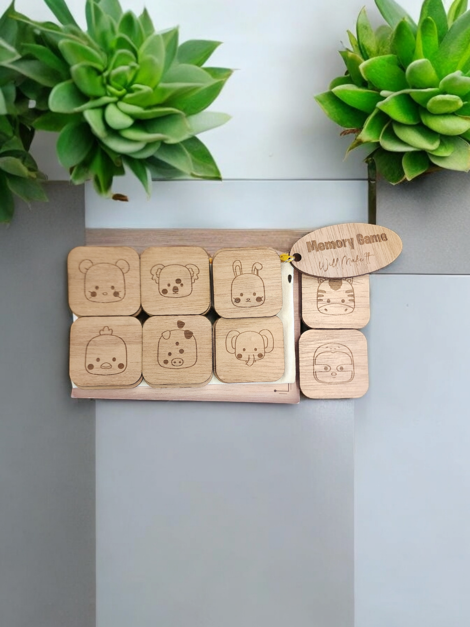 Memory Game Timber Animals