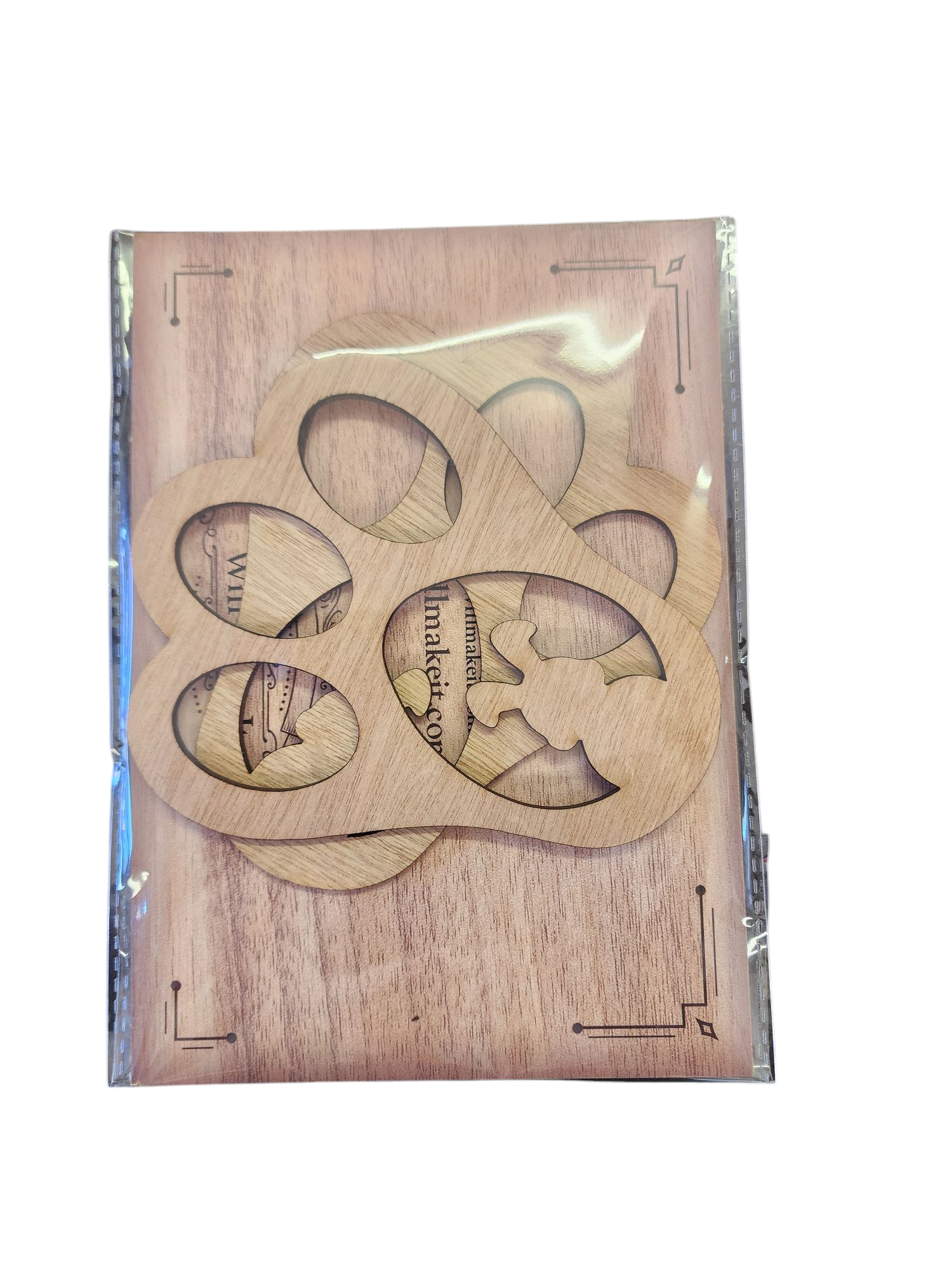 Easter Bunny Footprint Stencil