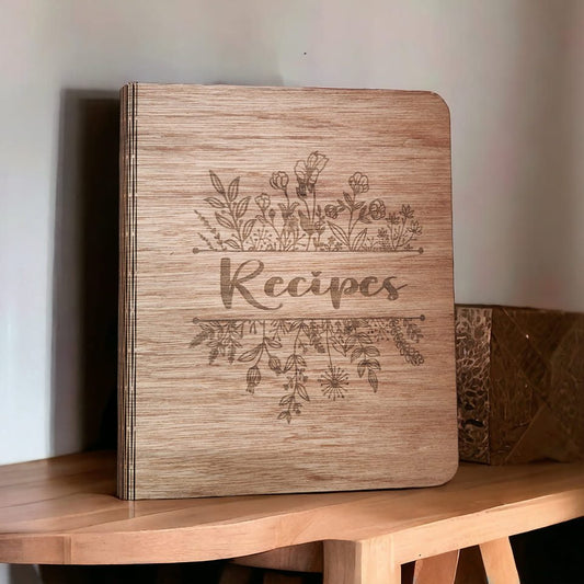 Recipe Book Timber A4