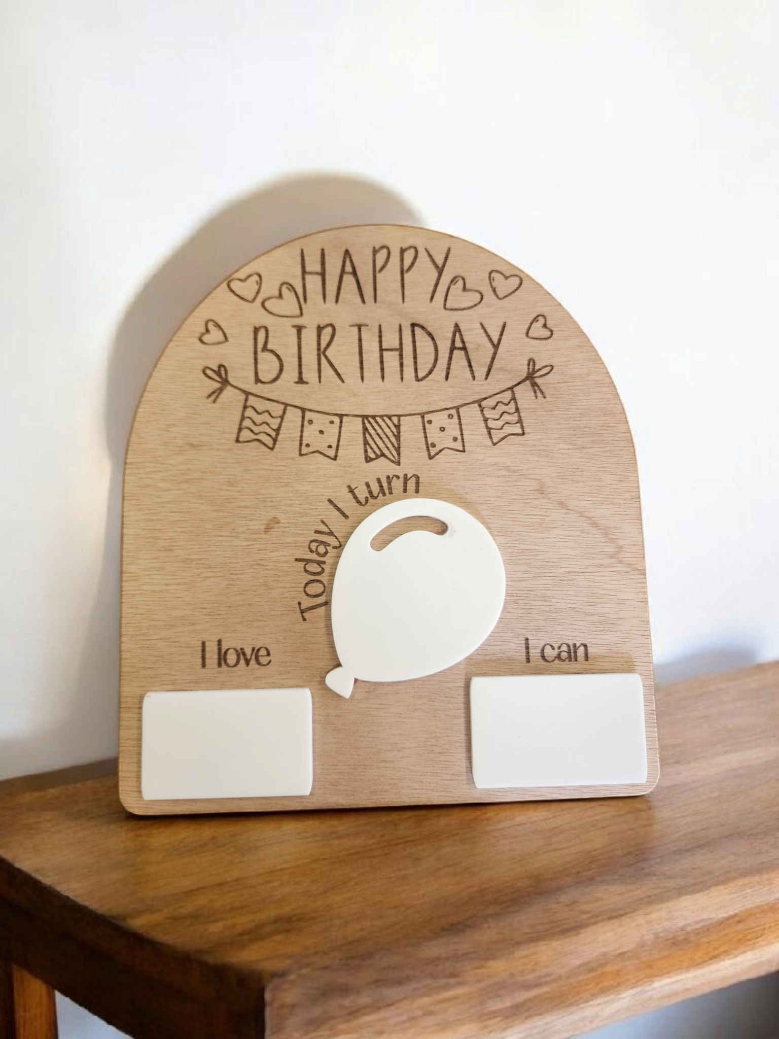 Birthday Plaque Photo Prop