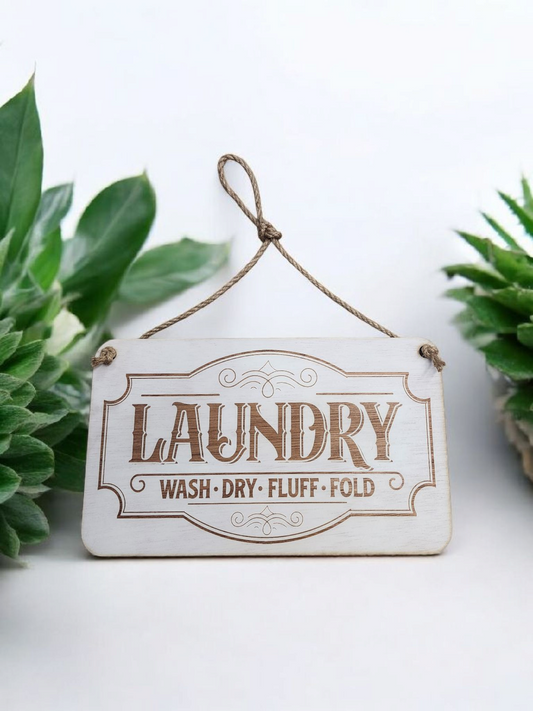 Laundry sign