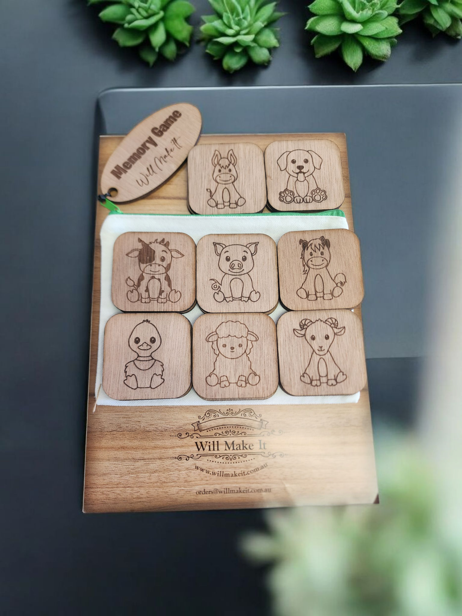 Memory Game Timber Animals