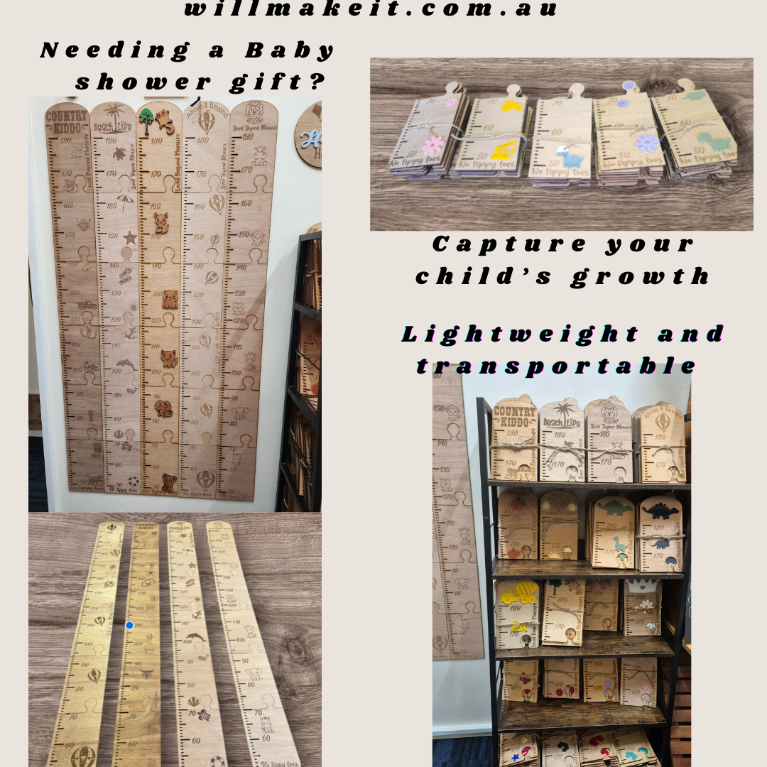 Engraved Timber Height Chart Will Make It