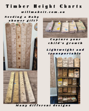 Engraved Timber Height Chart Will Make It