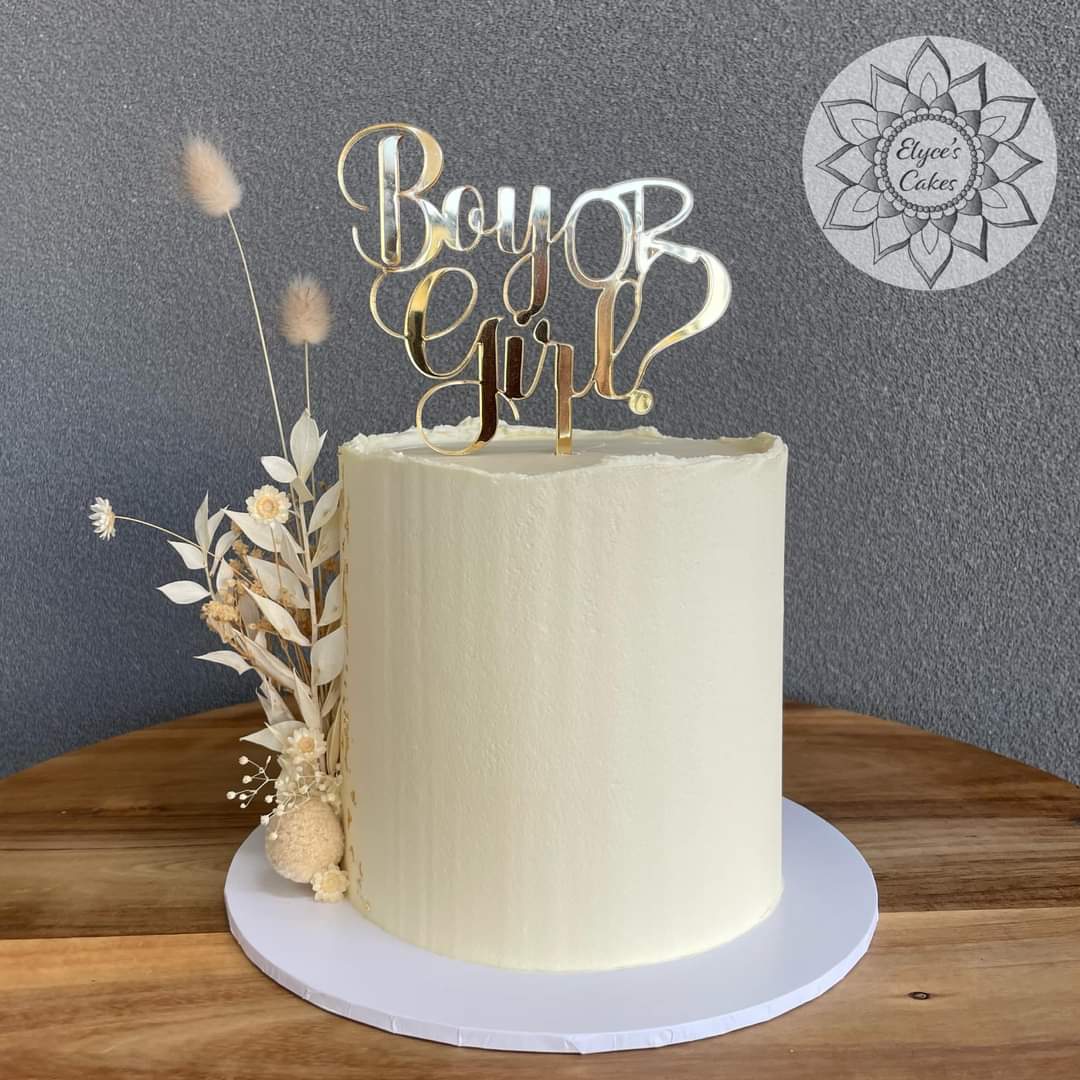 Cake Topper 1 layer